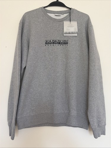Napapijri grey sweater jumper - napapijri,