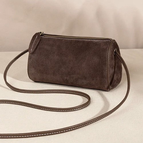 Fleece women suede handbag - women,