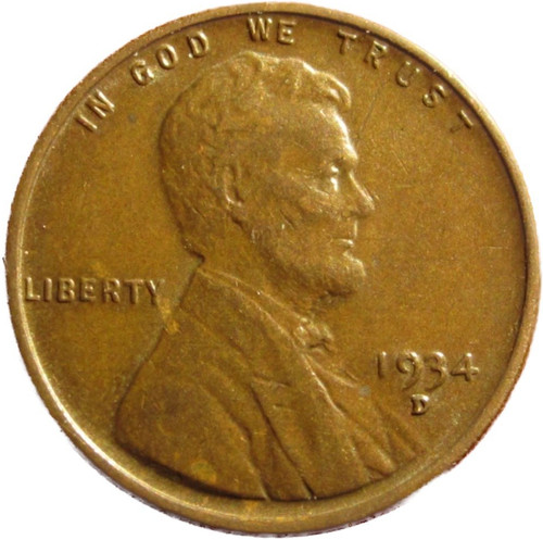 1934 lincoln wheat - lincoln, cent