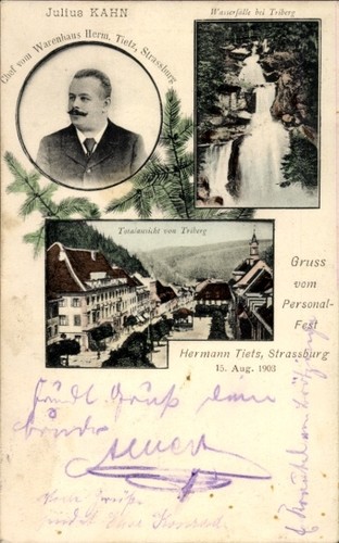 Postcard triberg the - postcard, in