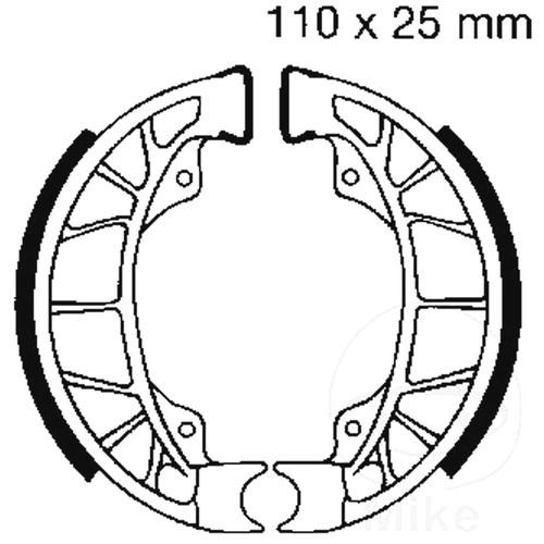 Brake shoe rear - brake,