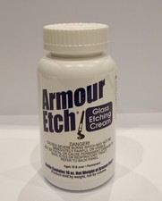 Armour Etch® Glass Etching Cream  **EXTRA LARGE** 283g/ml (10oz)  15-0200  - NEW