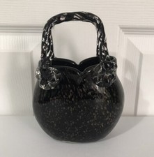 Vintage art hand - blown, glass