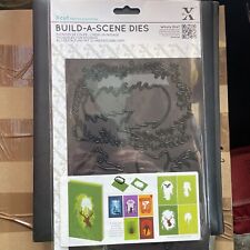 Xcut A5 Dies Shadow Box 6 Piece Build A Scene Die Set FOREST With Stag And Owl