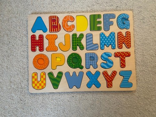 Wooden puzzle kids - wooden, toddler
