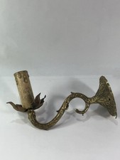 Vintage Old French Brass Wall Light