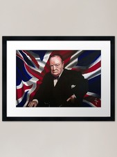 Sir winston churchill - winston, framed
