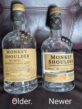 Monkey Shoulder 🐒 X2 Whisky Bottles 70cl empty