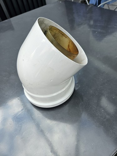 Oil fit 45degree flue - oil,