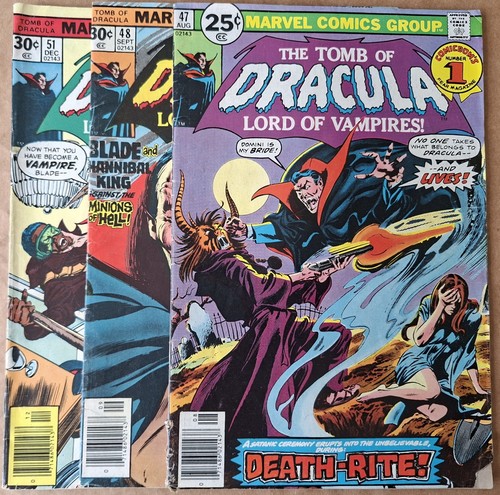 Tomb dracula lot gd vg - -, gd/vg