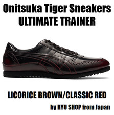 Onitsuka Tiger Sneaker ULTIMATE TRAINER 1181A610.200 LICORICE BROWN CLASSIC RED