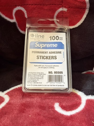 Supreme name tag stickers - name,