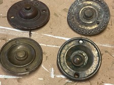 RECLAIMED BRASS BELL PUSH X4