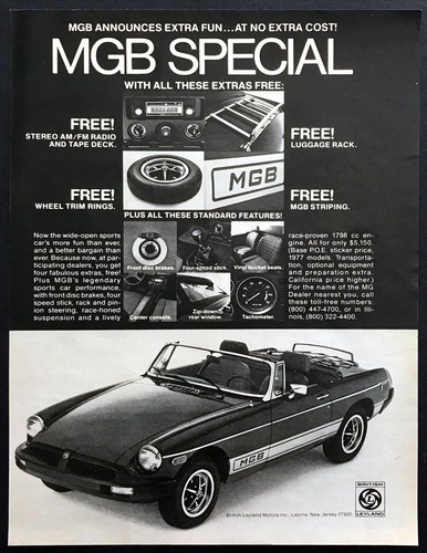 1977 mgb convertible photo - 1977,