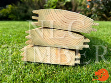 38x125 Double Tongue and Groove Loglap Shiplap Tanalised DIY Wooden Cladding