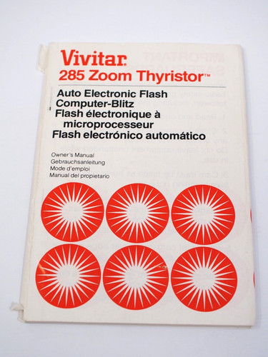 Vivitar 285 zoom flash owners - flash,