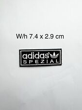 POPULAR BRAND ADIDAS SPEZIAL black written BADGE/PATCH IRON/SEW EMBROIDERD BADGE