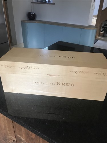 Empty krug champagne - krug,