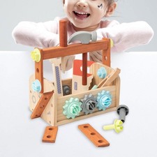 Wood Tool Set for Kids Wooden