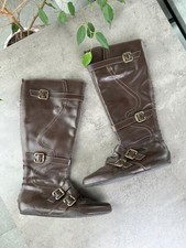 Vintage Leather Boots With