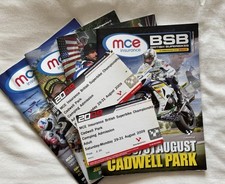 BSB - British Superbikes Programmes & Ticket Stubbs - Bundle