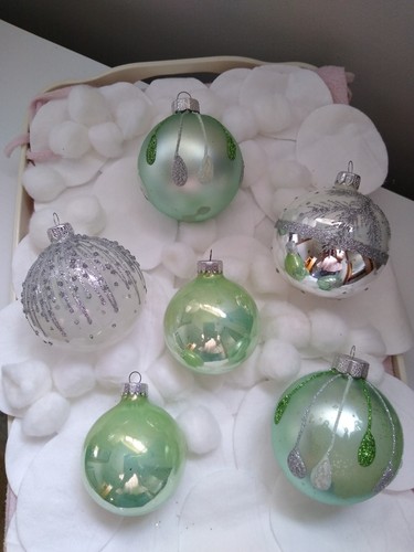 Vintage glass christmas - vintage,