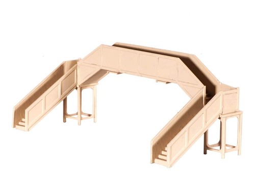 Concrete footbridge n - n, gauge