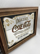 Vintage Large Coca Cola Mirror