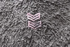 Police Sergeant Stripes Chevrons (METAL) Epaulettes Sgt Rank