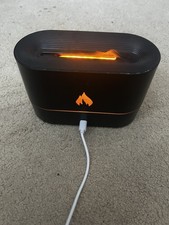 Flame Effect USB Aromatherapy Humidifier with Night Light for Home and Office