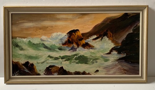 Vintage large oil - vintage,