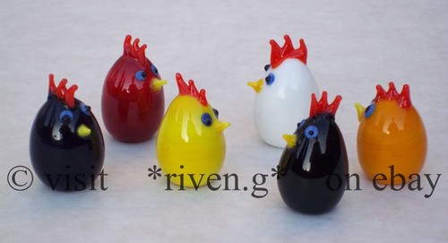 Chicken chicks figurines - chicken,