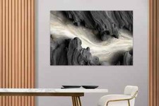 3D Abstract Black White