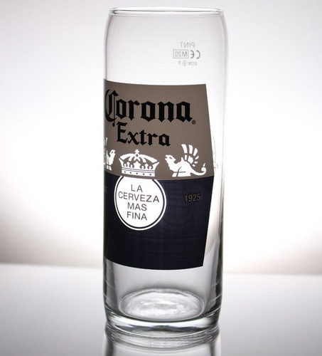 Corona extra pint beer glass - extra,