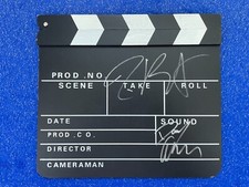 Clapper Board signed by Tim Burton AND Danny Elfman