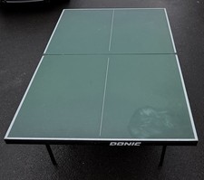 Indoor Rollaway Table Tennis Table Donic School Roller