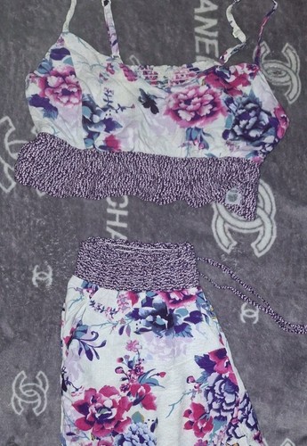 Womens cropped bra - top, pj