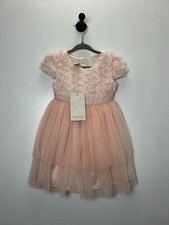 Monsoon Pink Floral Occasion Dress 6-12 Months NEW Party Wedding Christening