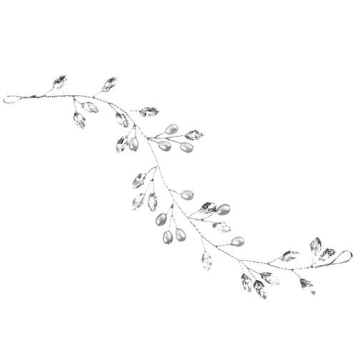 Silver decorative bridal hair - decorative,