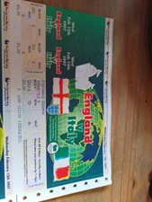 Unused TICKET: ENGLAND v Italy (World Cup Qualifier) 1997 - EXCELLENT (Bf)