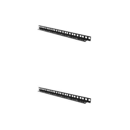 2pcs rack rail square hole - 8u,,