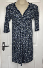 Fat Face Navy Floral Midi