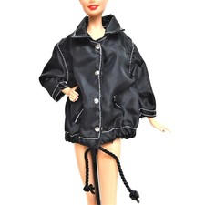 Barbie Fashion Calvin Klein Jeans Windbreaker Jacket Logo On Back