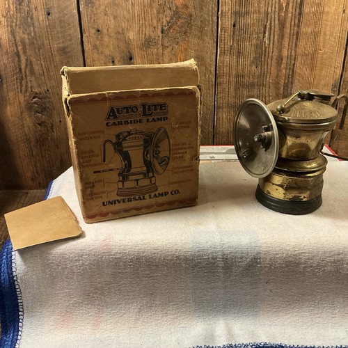 Vintage autolite brass - autolite, carbide