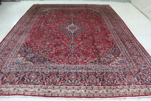 Handmade wool rug - wool,