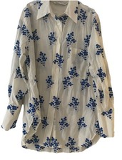Zara Embroidered Shirt Size m