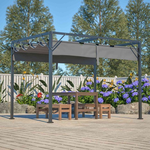 Pergola steel frame 3x2m - frame, pe