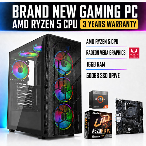 Desktop computer amd ryzen - amd, 5