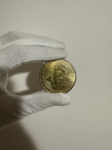 Bitcoin 24k gold plated - 24k,