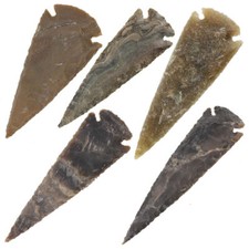 Set of 5 Flint Agate 3 Inch